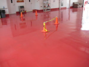 Ways to reduce concrete floor cleaning. 