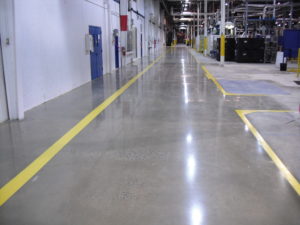 Warehouse Painted Line Striping vs Concrete Floor Tape