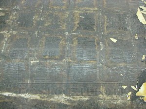 Often black mastic contains asbestos, this is important to remember when specifying an alternate to vct such as polished concrete floors.