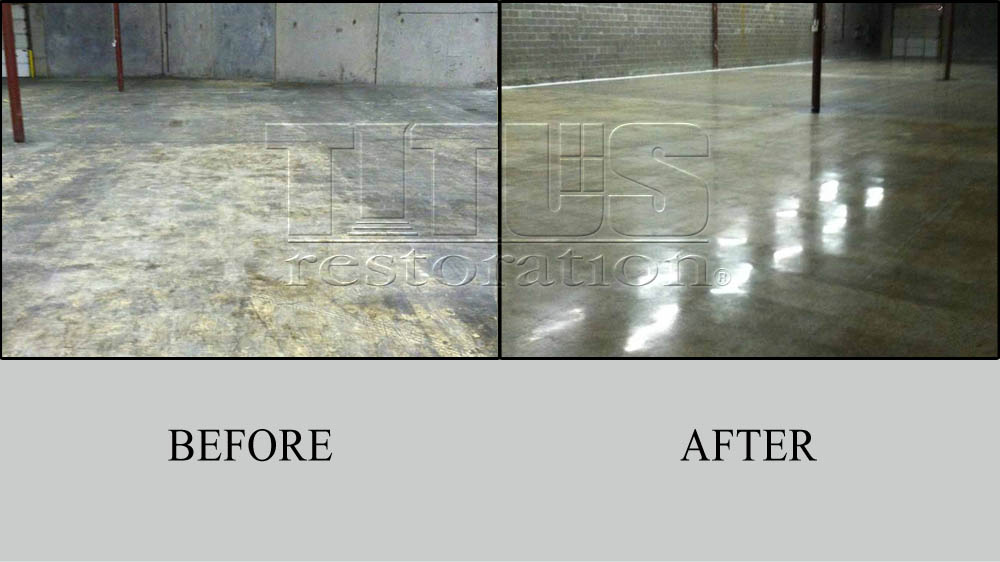 Before And After Transformations Of Industrial Polished Concrete
