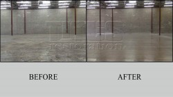 clean concrete floor