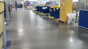 The benefits of concrete floor polsihing includes easy maintenance and low cost installation