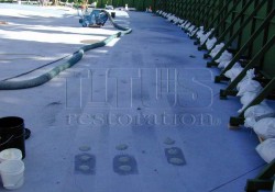 Testing floor coatings is recommended after concrete surface preparation
