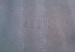 Trowel marks in polished concrete
